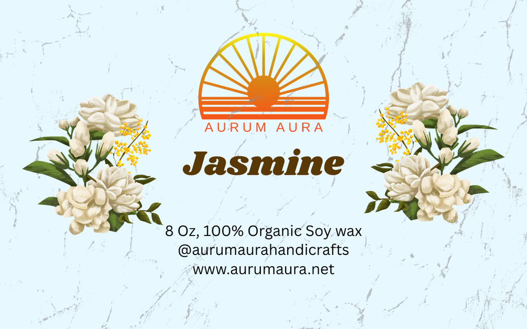 Jasmine Marble Candle